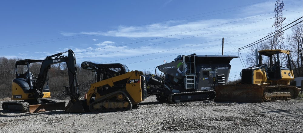 Crushers on site